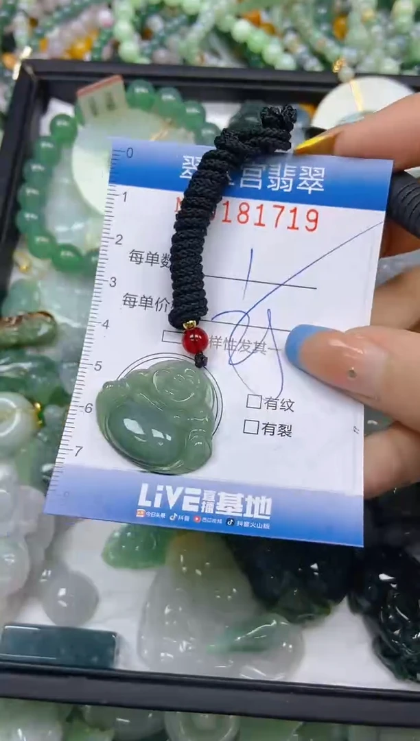 翡翠未镶嵌颈饰闪购0181719