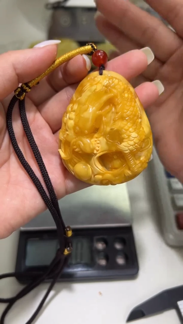 裸石琥珀未镶嵌琥珀蜜蜡吊坠