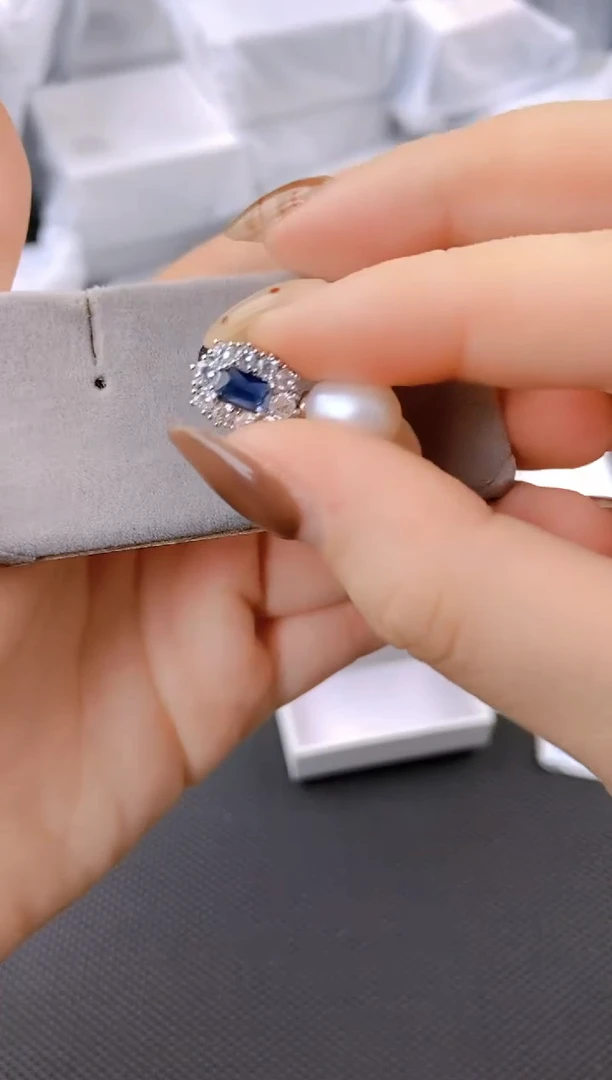 未镶嵌耳饰淡水珍珠ed1054