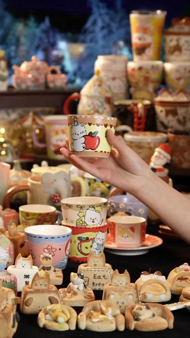 其他陶景德镇釉下彩手绘设计师款陶瓷