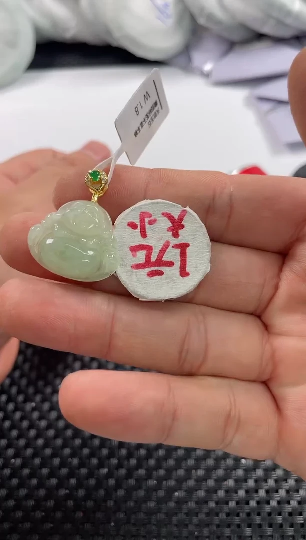颈饰未镶嵌翡翠9123 佛公