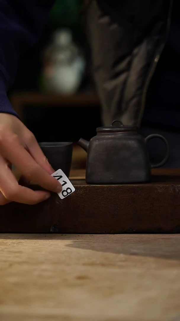 瓷片秤砣系列·设计师丁念·四方小茶壶+杯