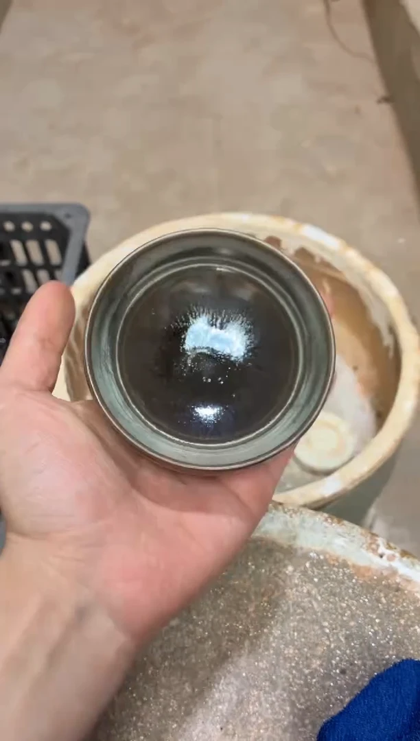 茶盏真柴烧建盏换点柴火