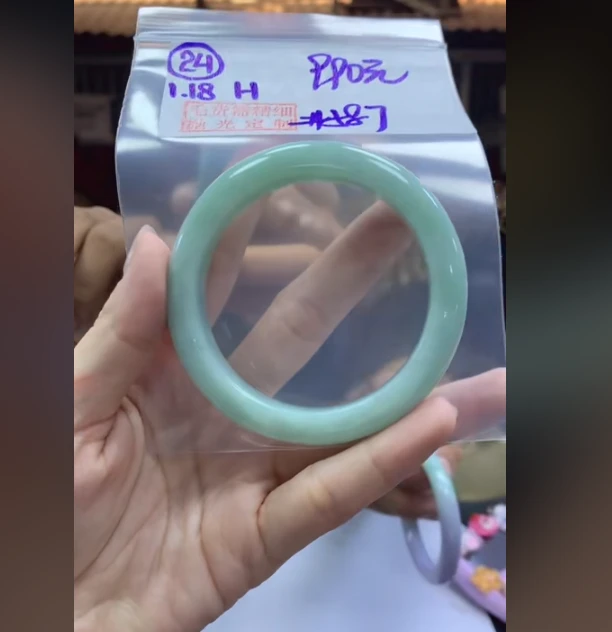 定制翡翠未镶嵌毛货需精细抛光24手镯58.7+990元+拍一发一