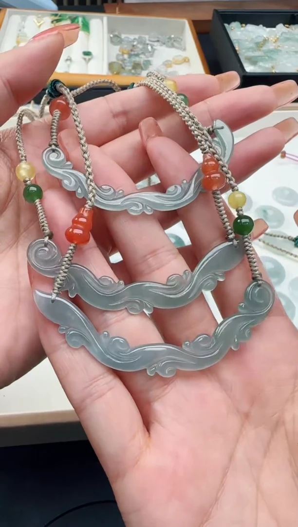 【闪购商品】翡翠颈饰未镶嵌多样性发一件TZG0118244