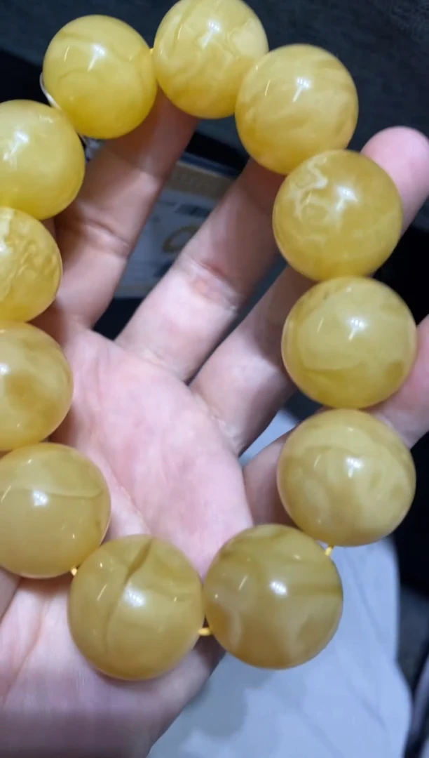 未镶嵌蜜蜡裸石蜜蜡手串