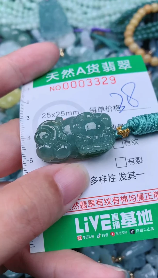 翡翠未镶嵌颈饰.0003329
