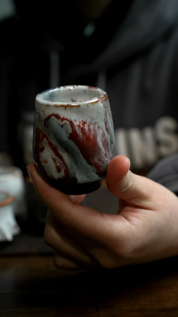 【闪购商品】全手工制作 复色志野杯