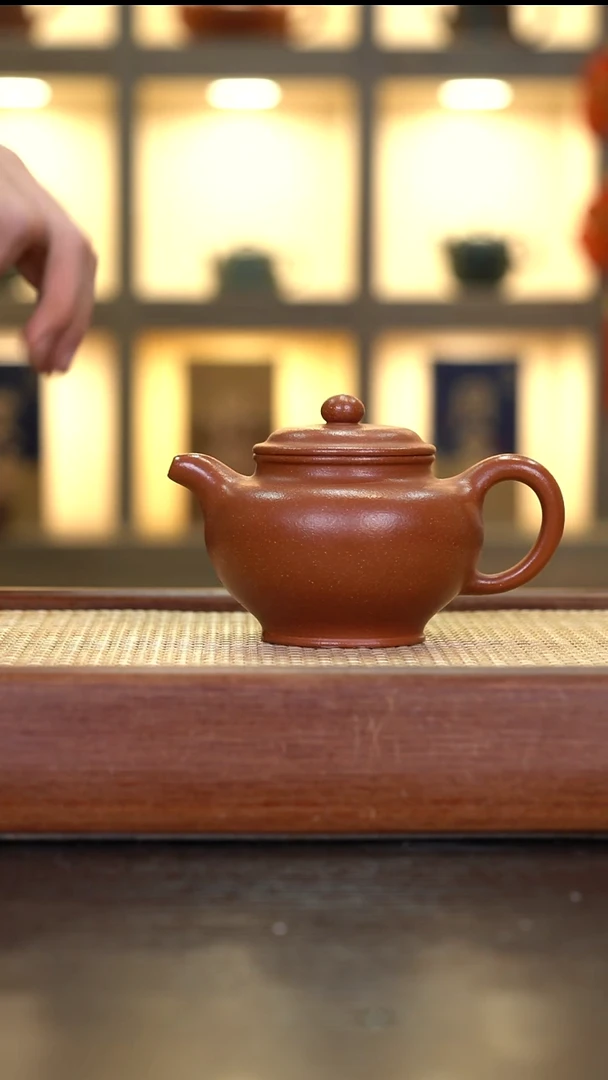 茶壶紫砂ZKF    红降坡    掇只   180cc