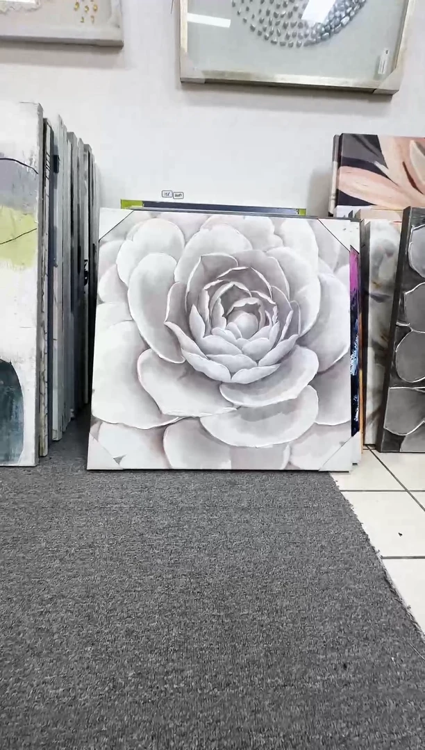 168现代艺术装饰画油画75cm*75cm