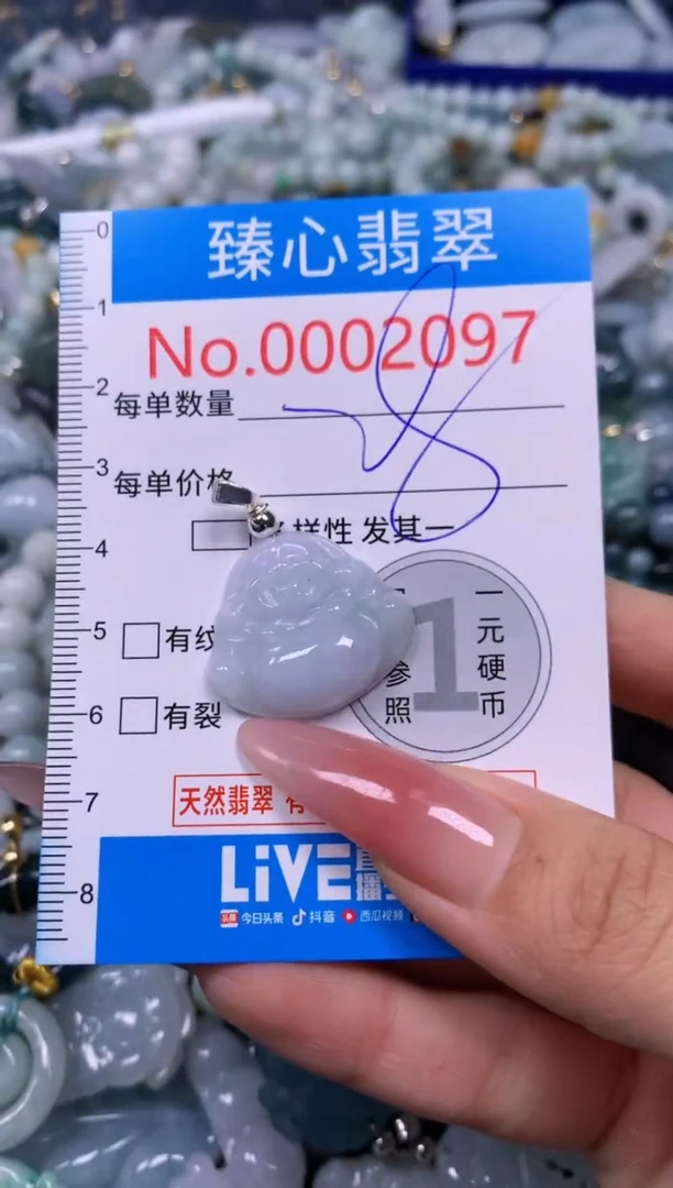 【闪购商品】翡翠颈饰未镶嵌含绳0002097