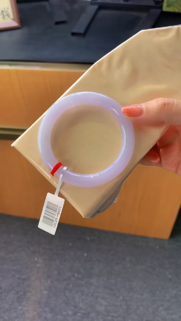 未镶嵌手镯翡翠-F500 圈口54.2