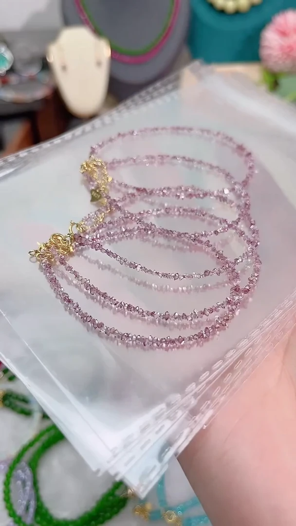 手链银S925镶嵌钻石紫99