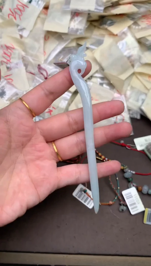 未镶嵌挂件翡翠一发簪