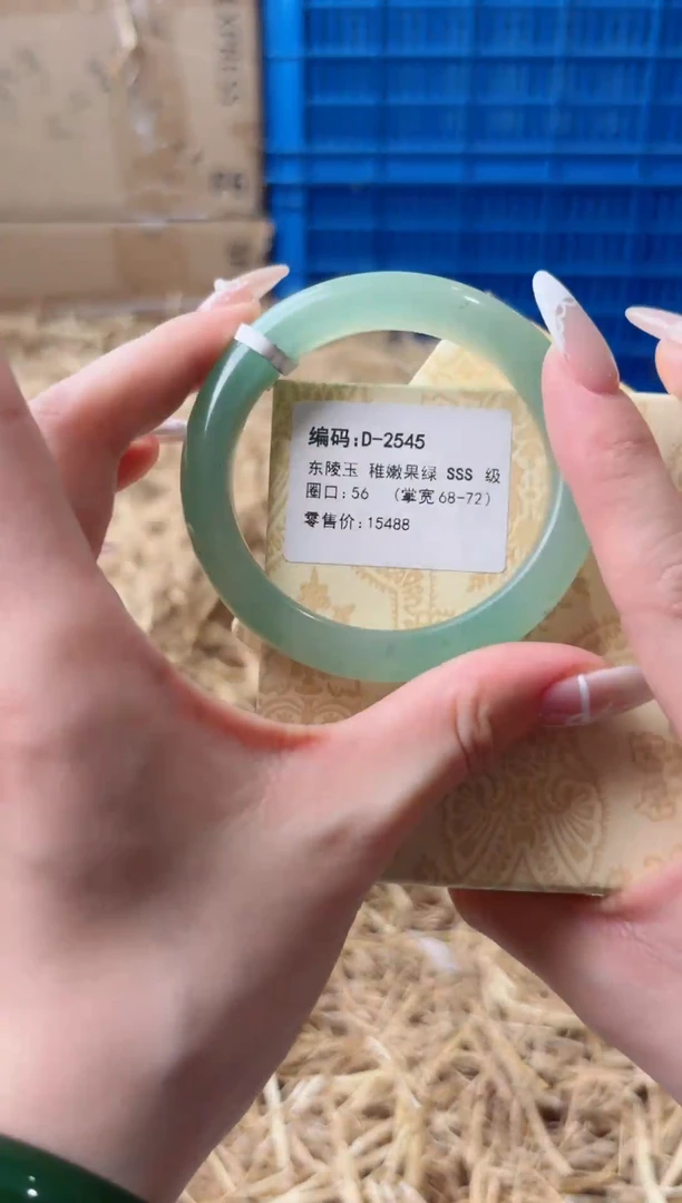 未镶嵌手镯石英质玉D-2545