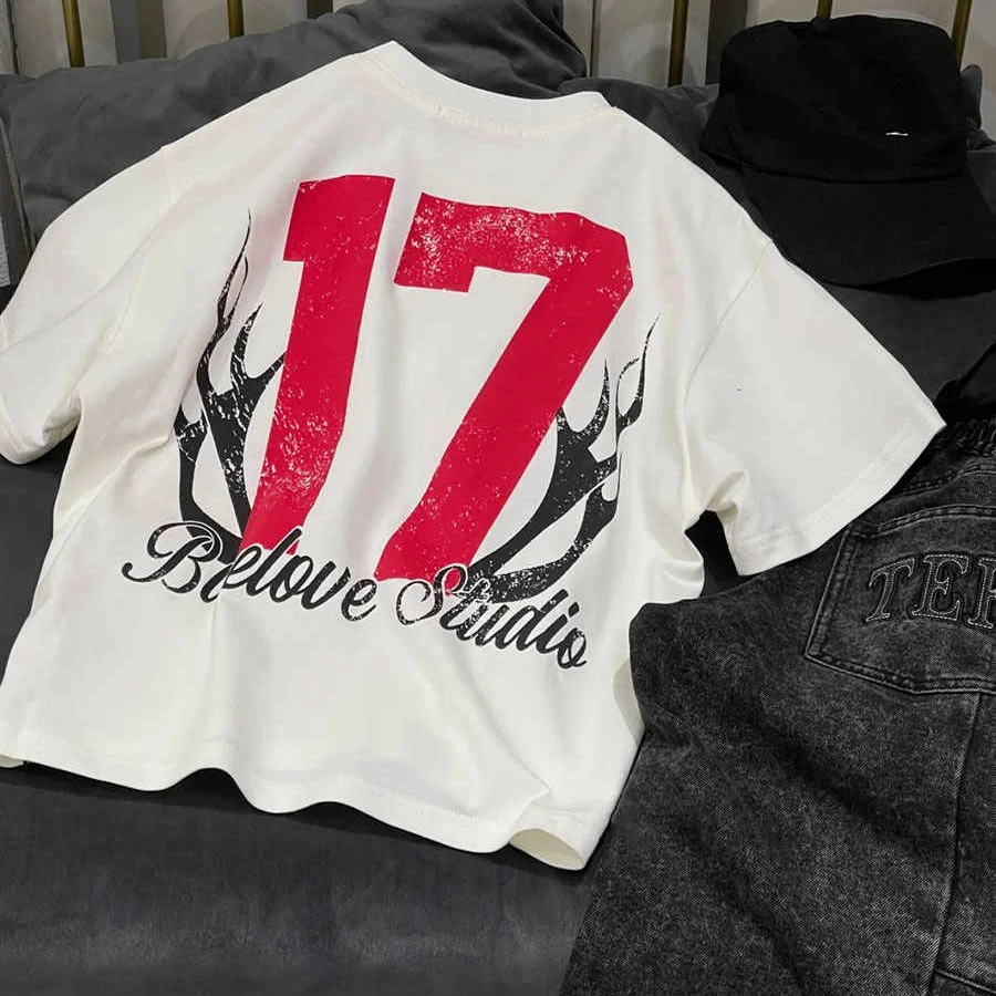 男童短袖t恤夏装夏季中大童卡通水洗印花童半袖洋气儿童上衣童装