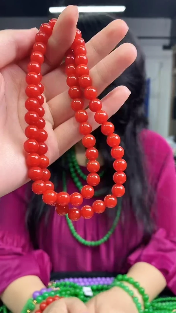 未镶嵌项链南红玛瑙闪购链接 多样性发其一颜色微差