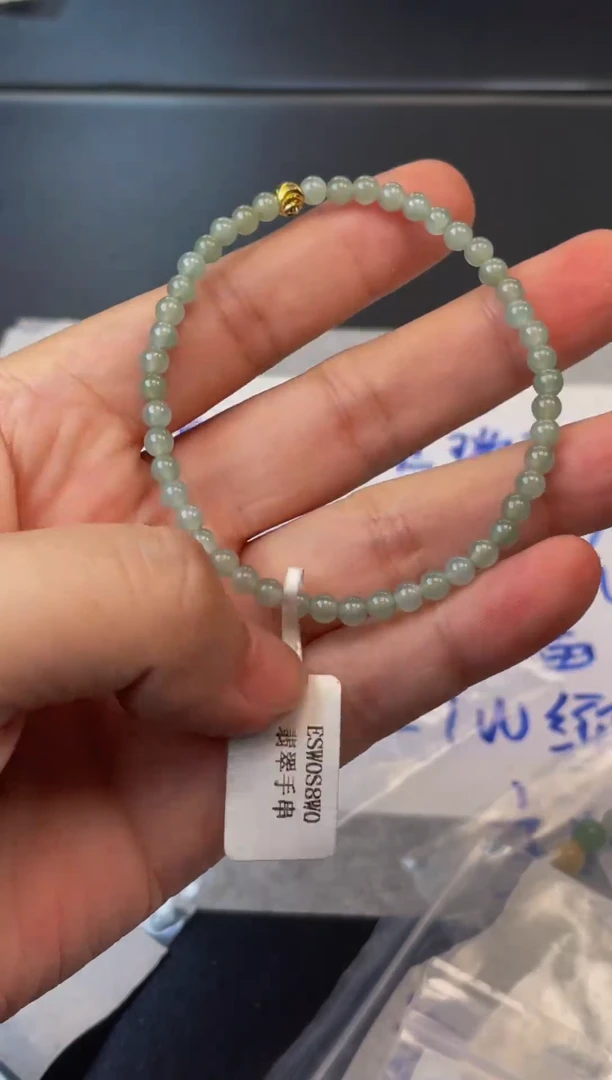 未镶嵌手链翡翠翡翠手串90