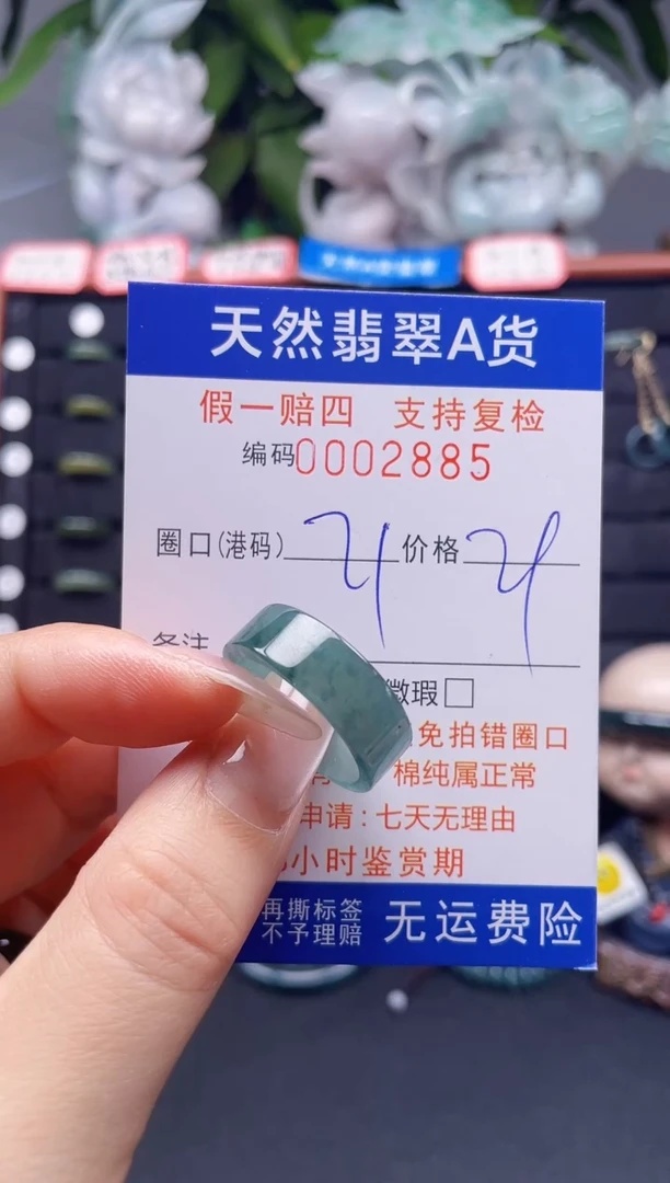 翡翠戒指未镶嵌21*2885