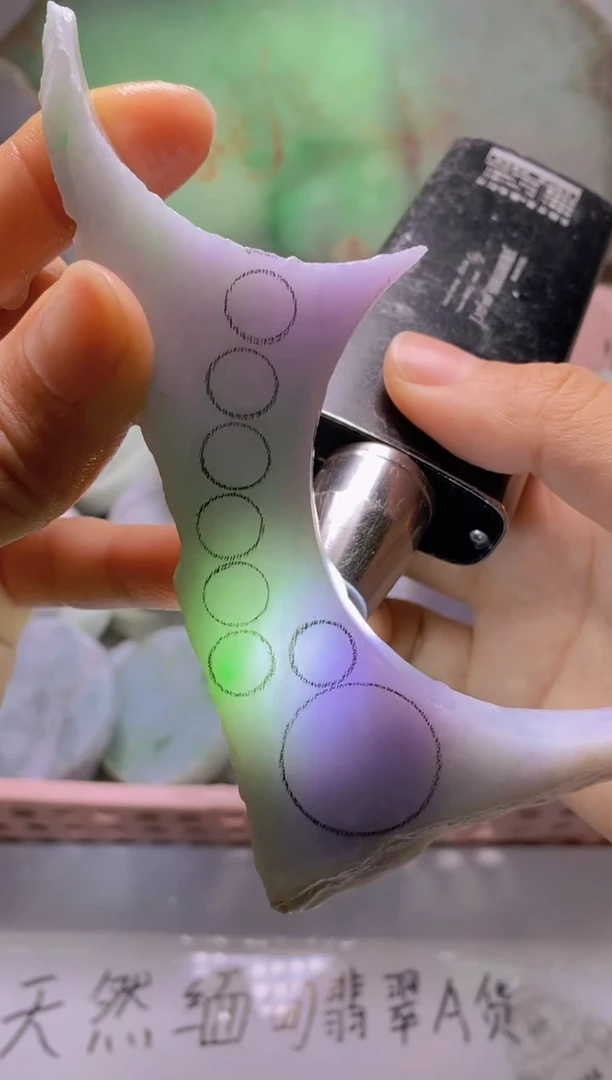 翡翠裸石天然缅甸翡翠A货567