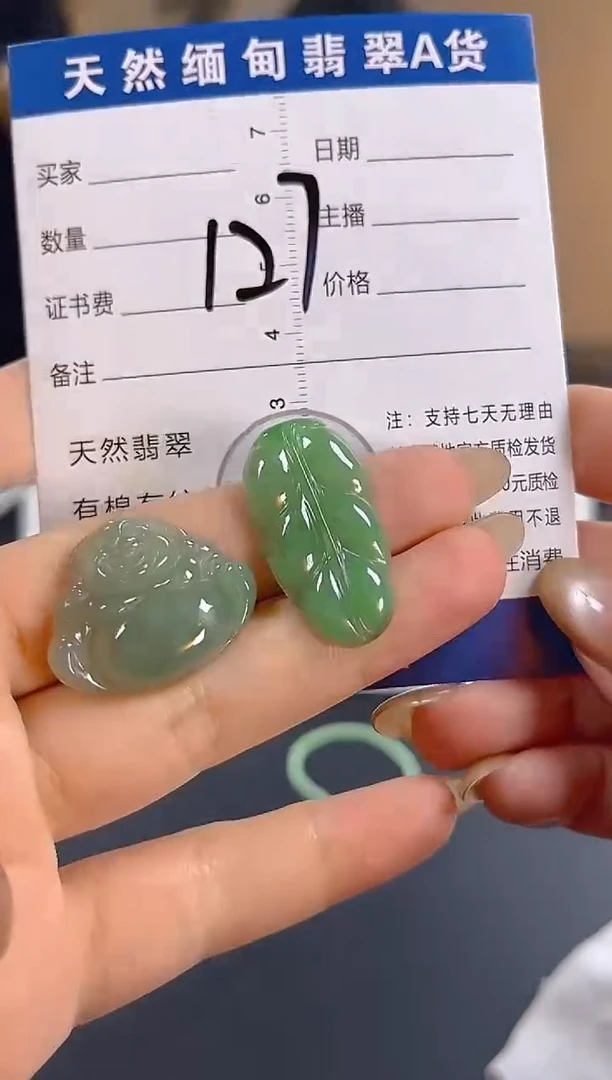 颈饰未镶嵌翡翠纯天然缅甸翡翠A货