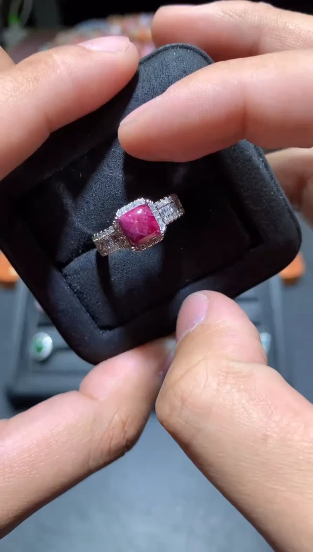 【闪购商品】红宝石戒指未镶嵌K88【所见即所得】