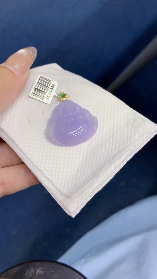 颈饰18K金镶嵌翡翠1