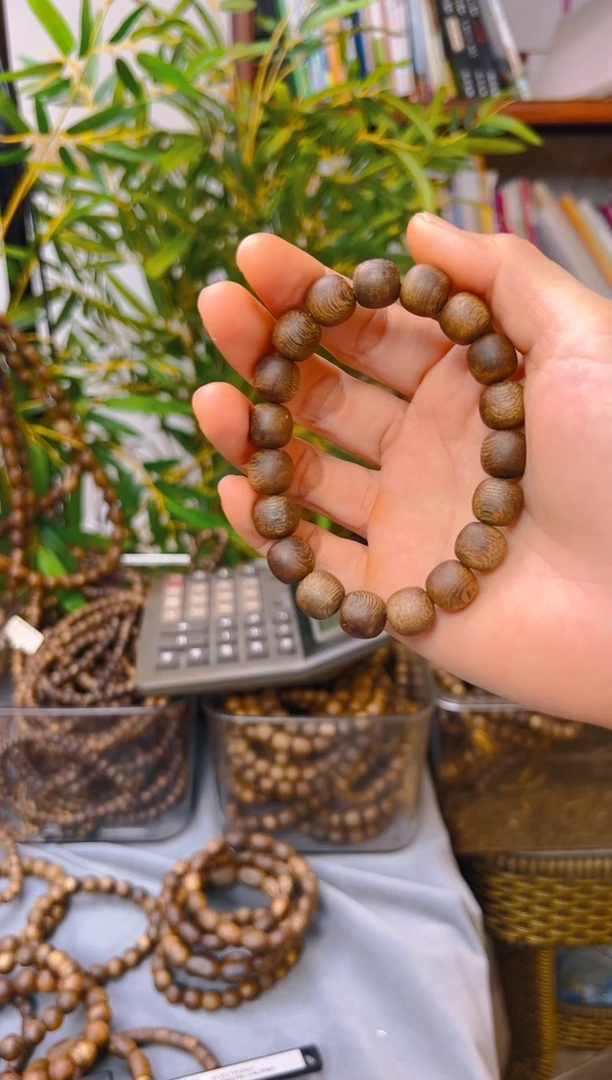 手串沉香棋楠苹果珠单圈