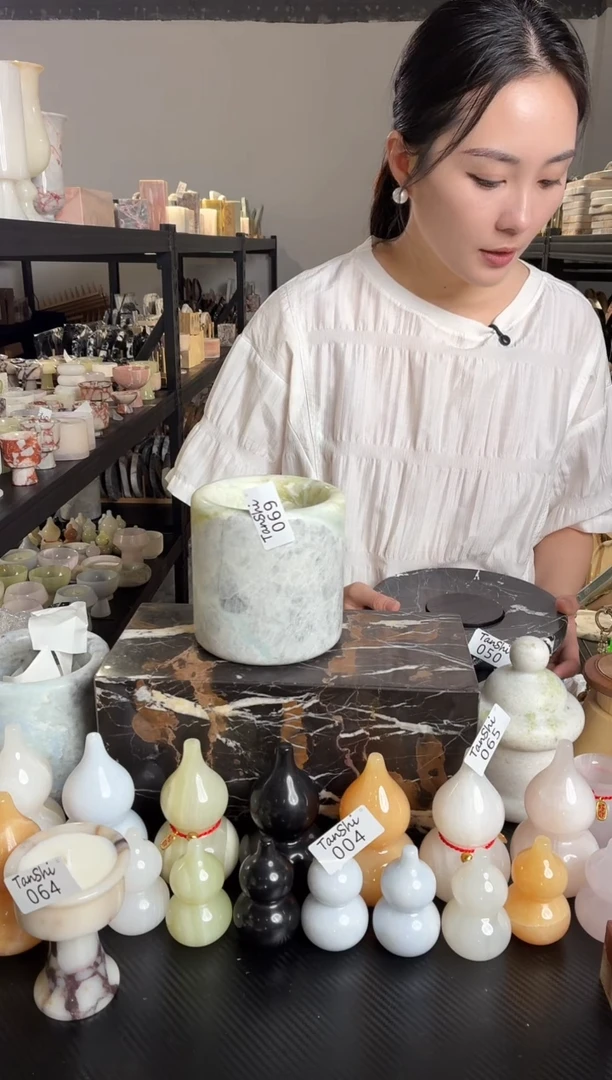 石材069芬迪蓝小桶