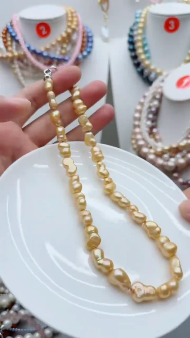 淡水珍珠未镶嵌颈饰1