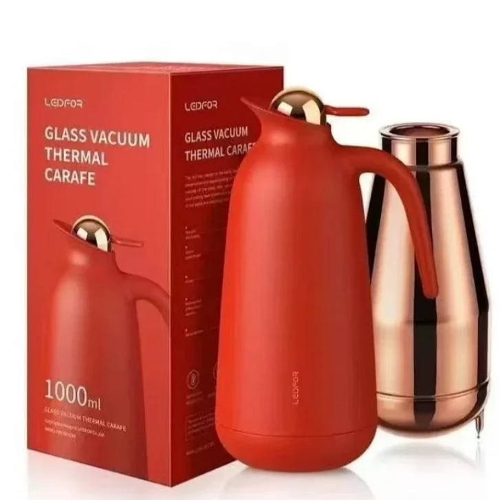 A189红色1L保温壶-4649