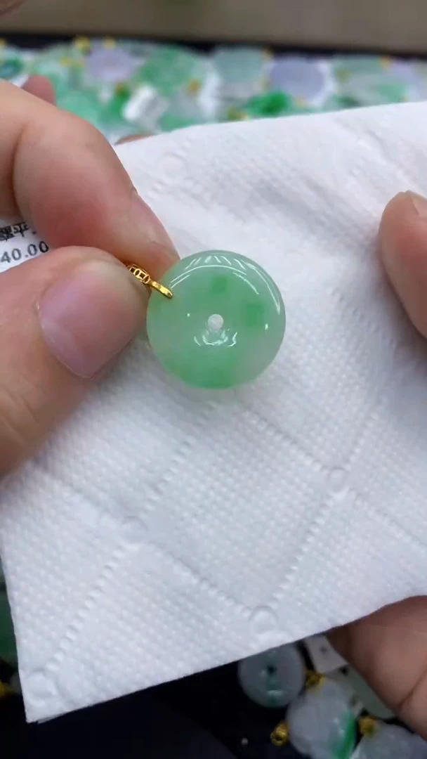 颈饰未镶嵌翡翠天然缅甸A货翡翠
