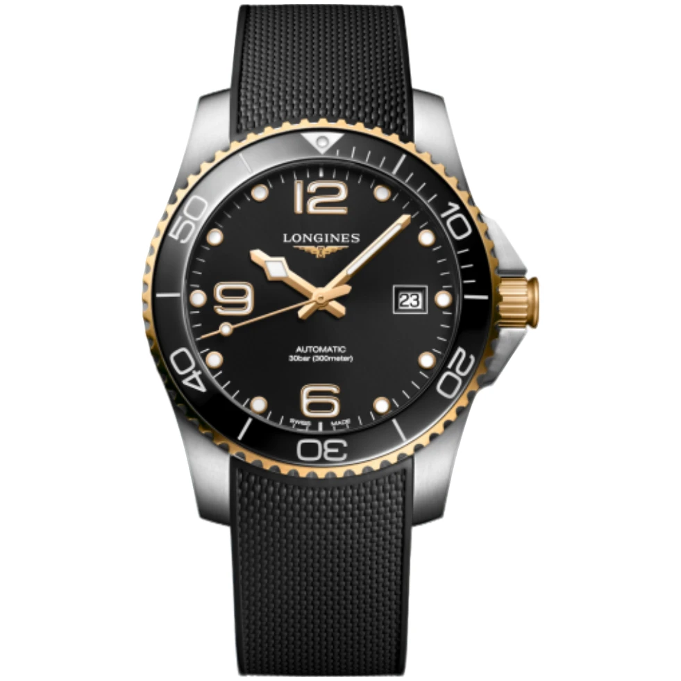 99新 Longines/浪琴 康卡斯潜水/间金/L3.781.3.56.9/22年全套
