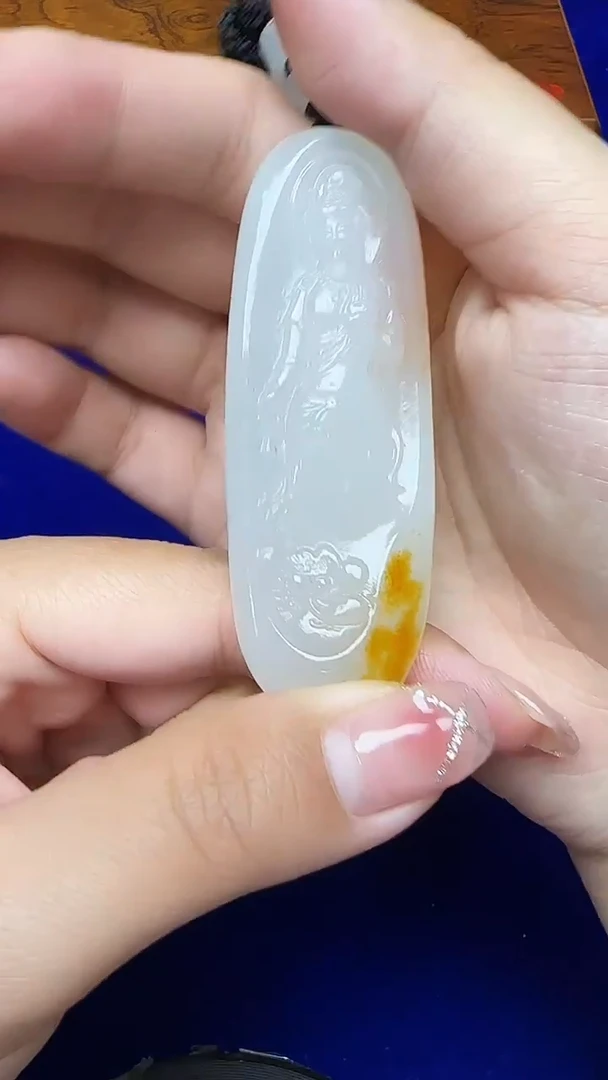 和田玉未镶嵌挂件1