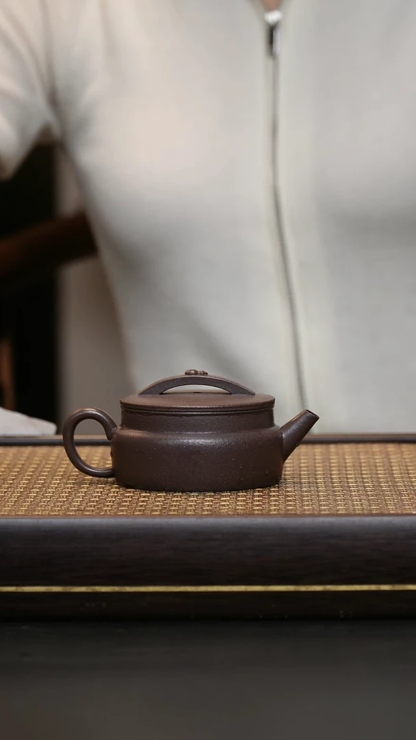 茶壶紫砂天青泥 葫芦汉瓦