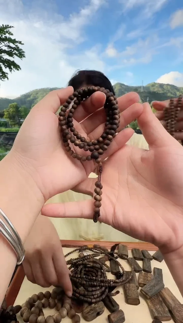 手串沉香圆珠多圈5mm8g多样性发一