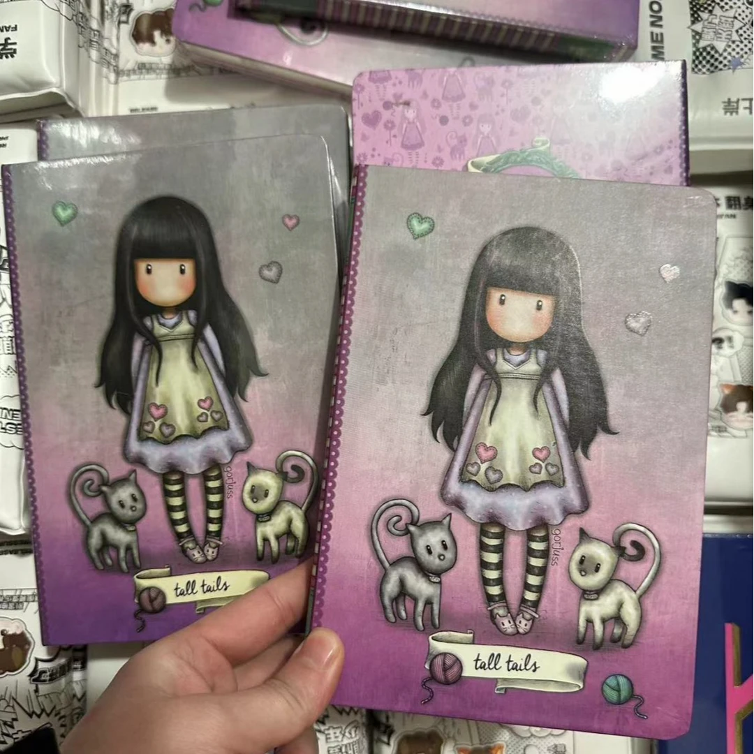 A5哥特女孩手账本笔记本记事本超厚纸张横线内页语录横线内页耐用