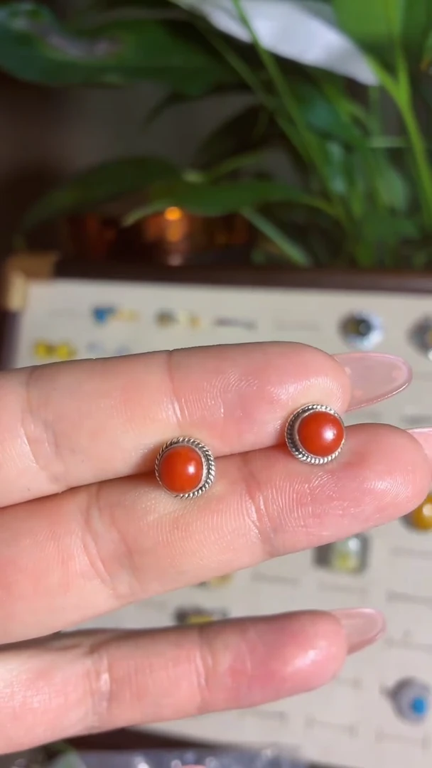 无足银索南措姆耳钉