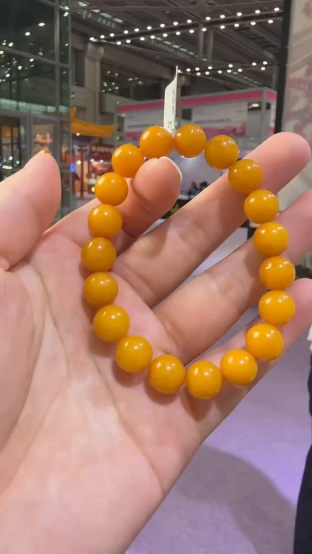 手链琥珀未镶嵌97秒拍号 假一罚三