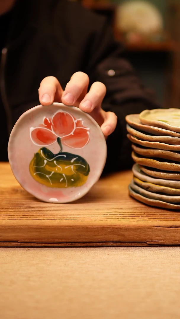 【闪购商品】@@陶园瓷舍@@纯手工手绘@高温釉下彩