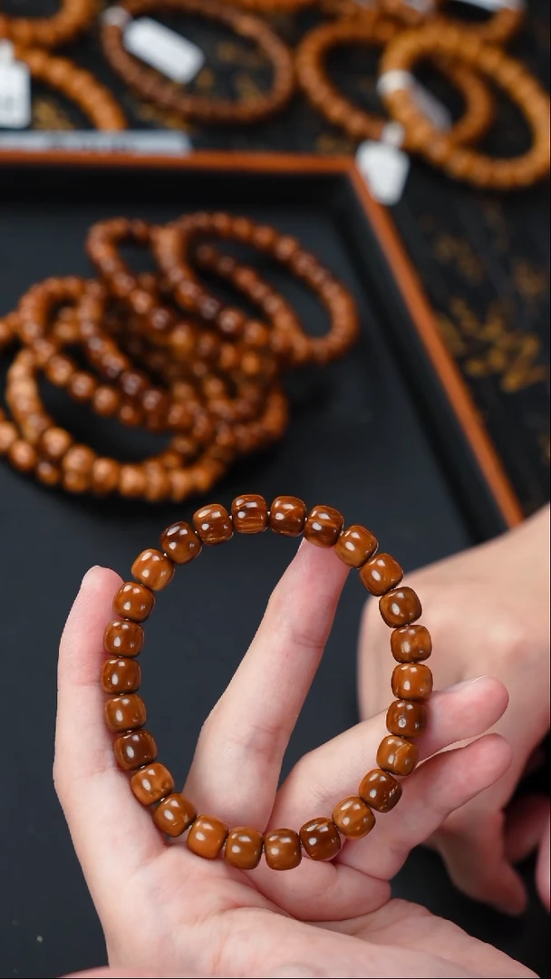 紫金鼠手串实心库克老型9