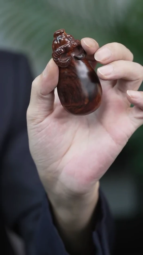 黄花梨/降香黄檀把件黄花梨 牛
