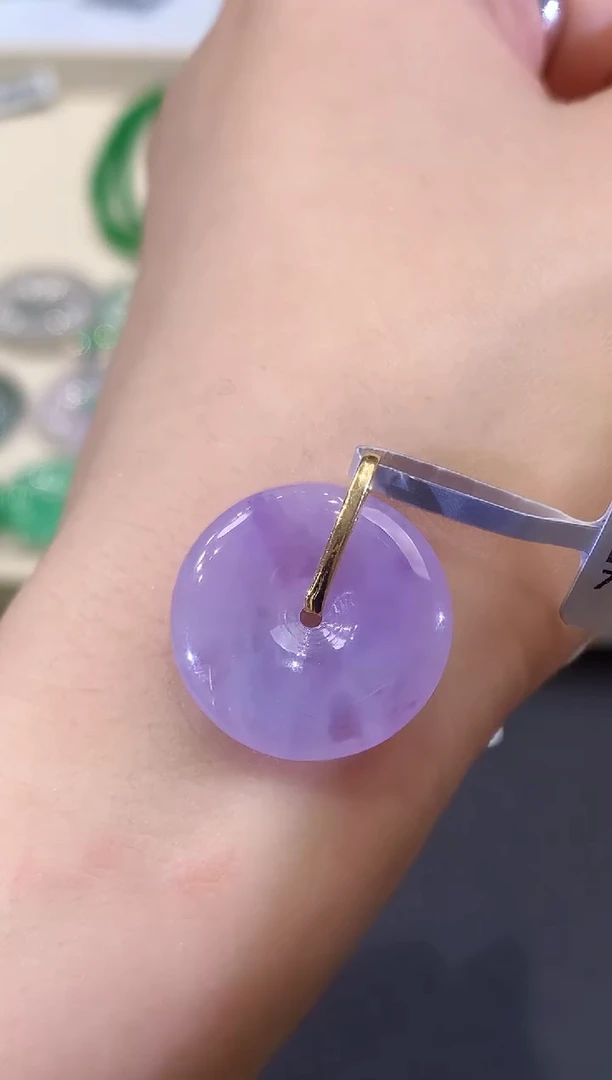 吊坠(不含链)未镶嵌翡翠B20 紫货有色差 多样性一件发货