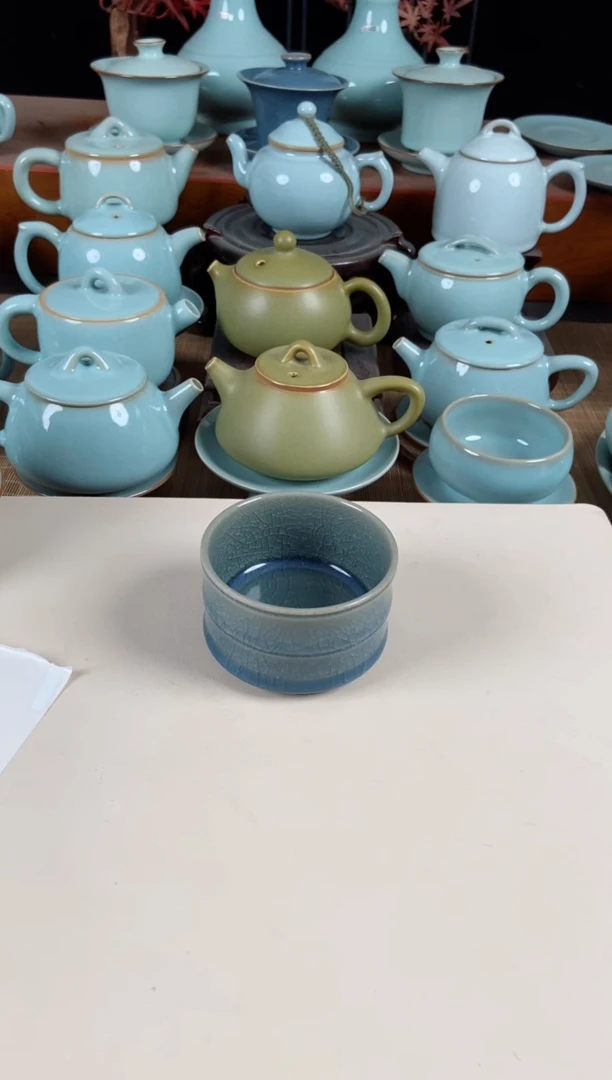 【闪购商品】其他微瑕仿北宋竹节杯两节原泥胎100cc纯