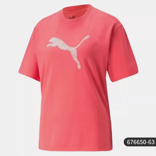 PUMA/彪马正品春夏季新款女子透气运动短袖T恤 676650-63-42