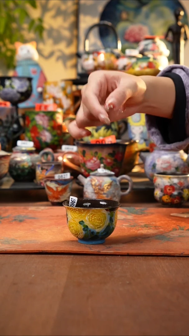 瓷片景德镇手工手绘967