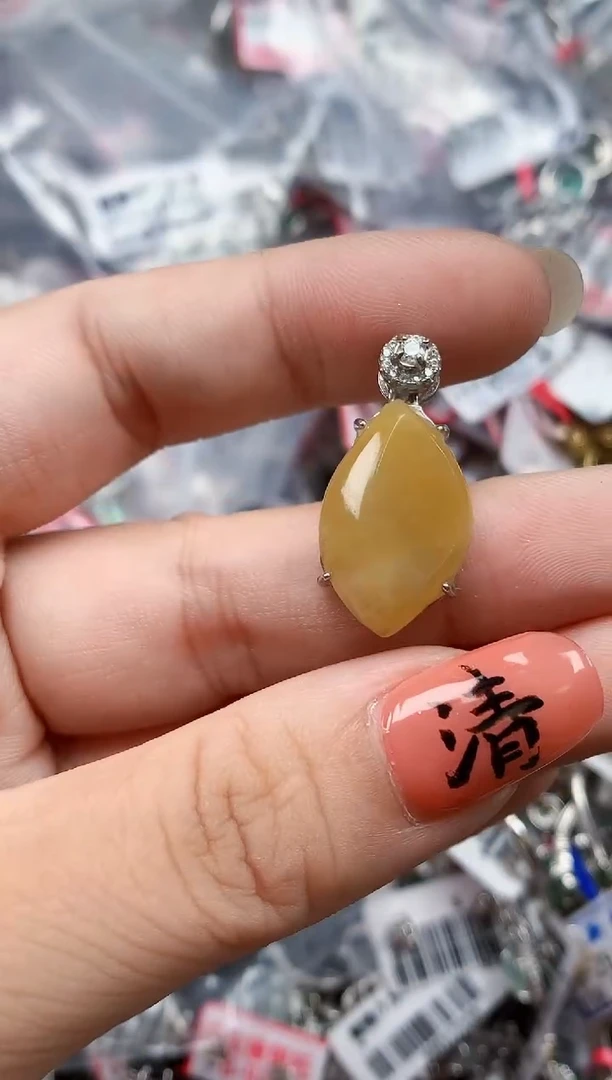 银S925镶嵌戒指翡翠天然A货缅甸翡翠