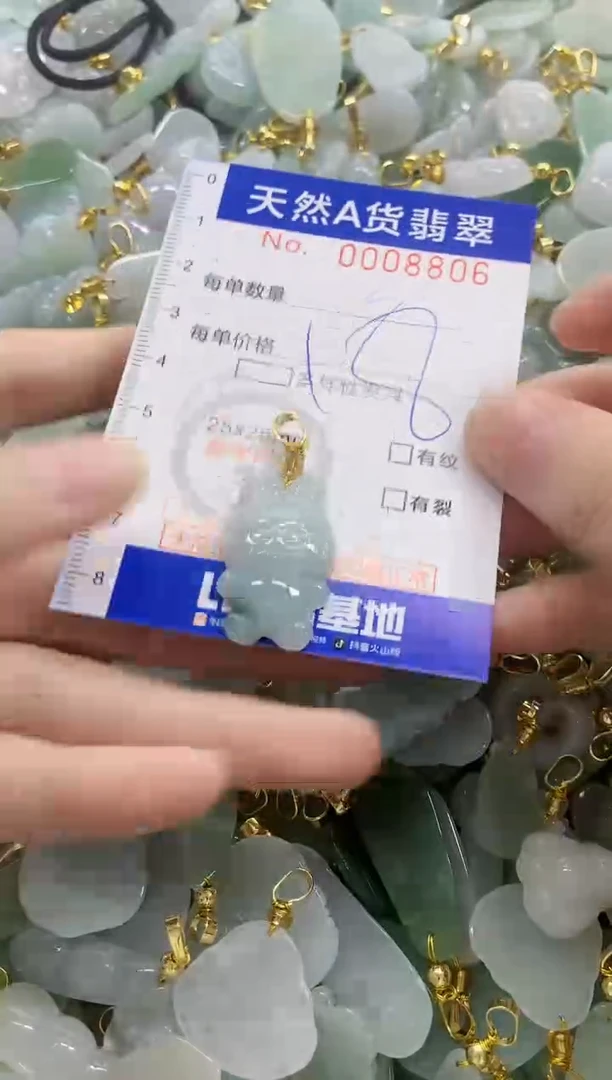 颈饰未镶嵌翡翠天然A货翡翠