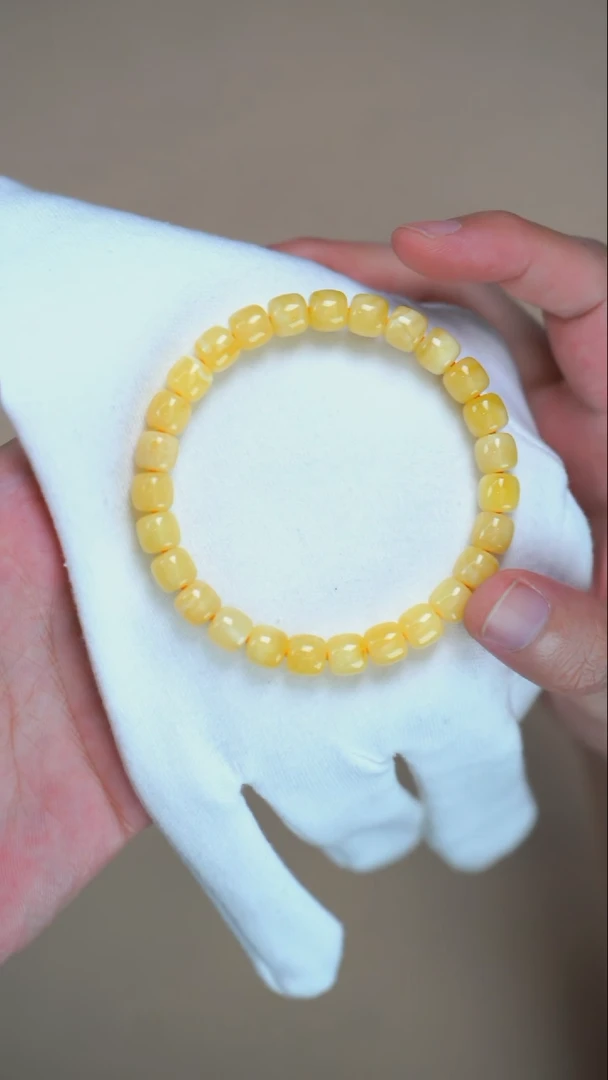 手链蜜蜡未镶嵌3019/微粉8mm手串
