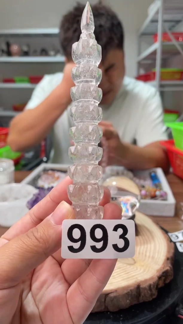 未镶嵌水晶大型摆件（非配饰）白水晶文昌塔993